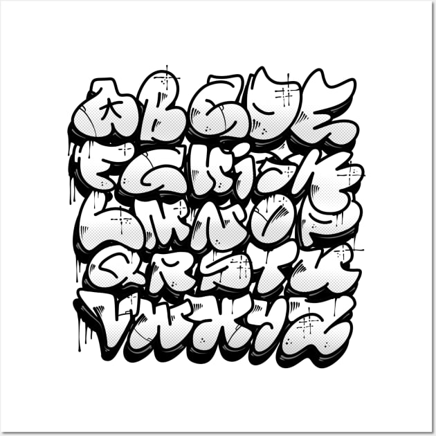 Graffiti Alphabet - Graffiti Alphabet - Posters and Art Prints | TeePublic
